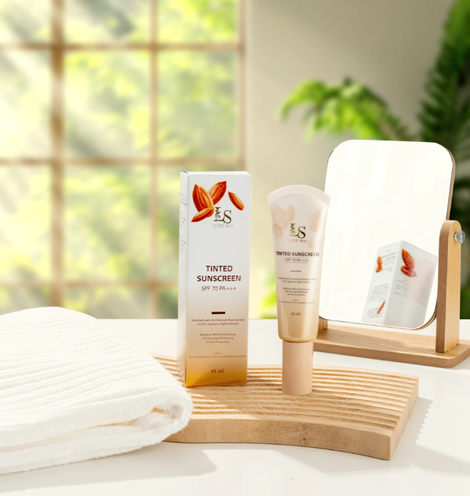 Luxe Skin Tinted Sunscreen SPF70